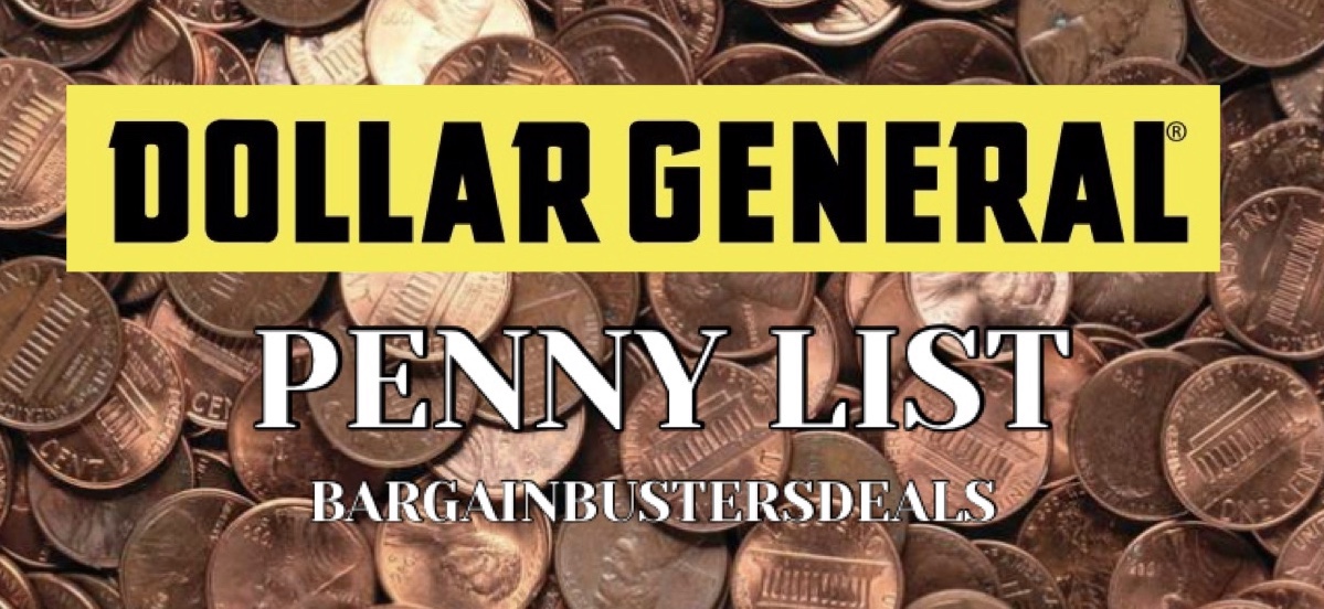 Dollar General Penny List 4/21/20