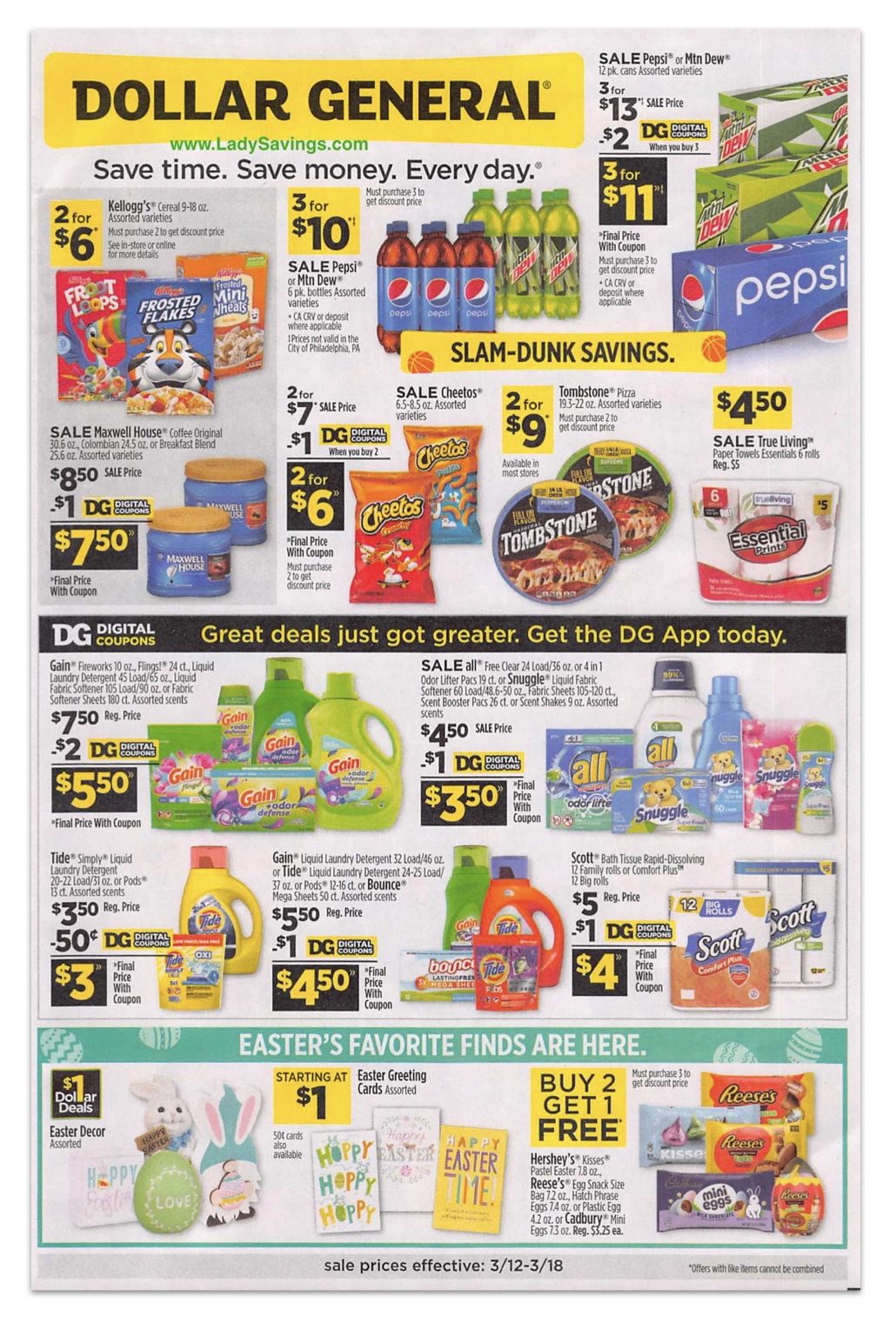 Dollar General Ad Preview 3/12 – 3/18 - Extreme Couponing & Deals